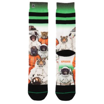 XPOOOS Socks astronaut team
