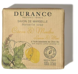DURANCE Marseiller Seife Zitrone & Minze 100g
