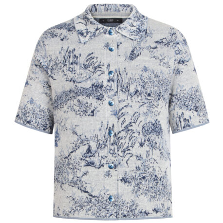 Ivko Women Pullover Garden nostalgic-blu