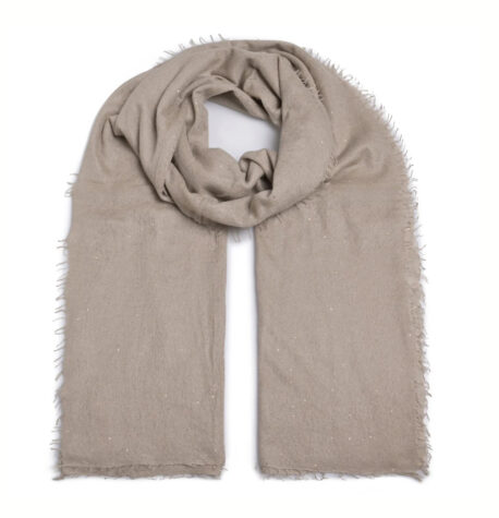 CUTE STUFF Cashmereschal Adele sparkle-taupe