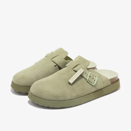 D.FRANKLIN Vibe Clog Buckle khaki
