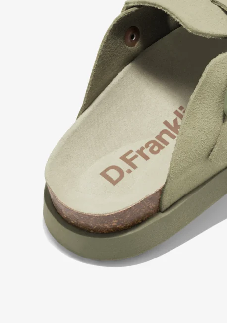 D.FRANKLIN Vibe Clog Buckle khaki – Bild 5