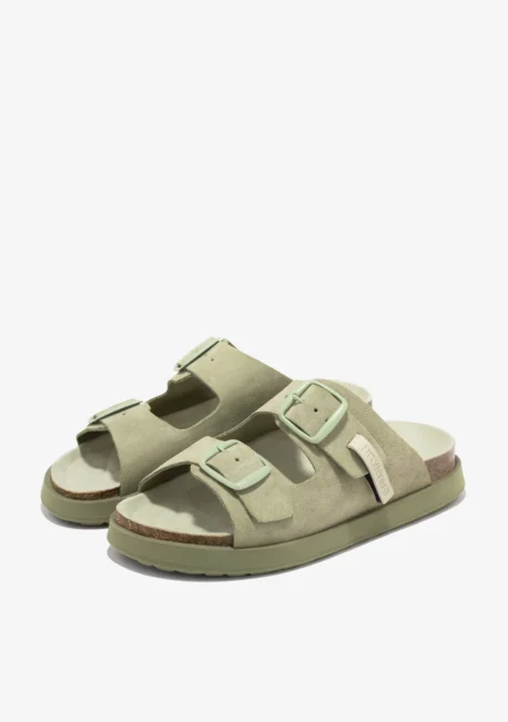 D.FRANKLIN Vibe Sandal Buckle khaki – Bild 2