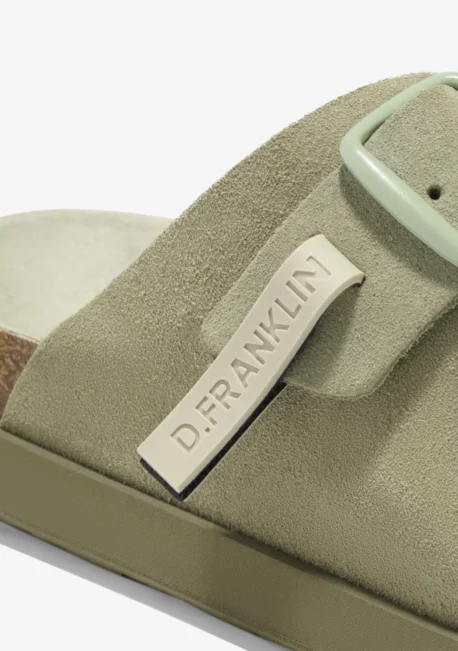 D.FRANKLIN Vibe Sandal Buckle khaki – Bild 4