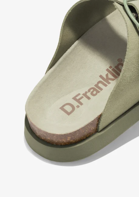 D.FRANKLIN Vibe Sandal Buckle khaki – Bild 5