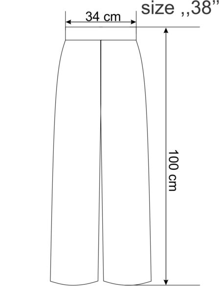Ivko Women Hose Retro gelb – Bild 3