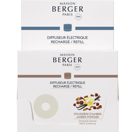 MAISON BERGER Portabler Aroma Diffuser Nomade Recharge Poussiere D‘Ambre