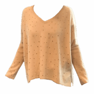 Dagmar von Schmaus Cashmere Pulli camel-strass