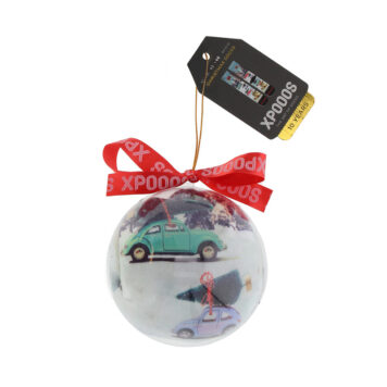 XPOOOS XMas Bauble Men Socks Busy