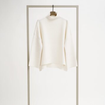 Herzen‘sangelegenheit Pullover Stehkragen ermine