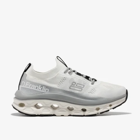 D.FRANKLIN Aero Sneaker mesh white-silver – Bild 2
