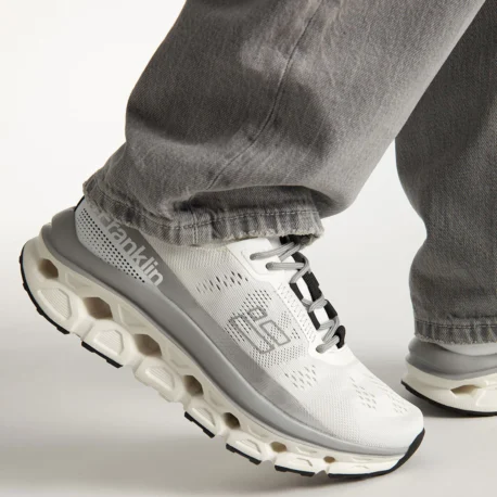 D.FRANKLIN Aero Sneaker mesh white-silver – Bild 5