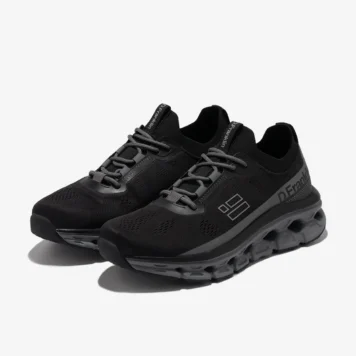 D.FRANKLIN Aero Sneaker mesh black-grey
