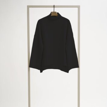 Herzen‘sangelegenheit Pullover Stehkragen black
