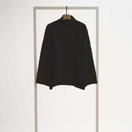Herzen‘sangelegenheit Pullover Stehkragen black