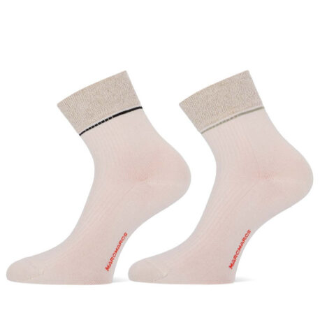 MARCMARCS Women Short Socks Sis cream 2erPack