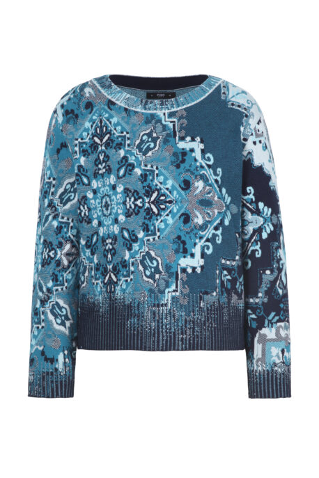 Ivko Women Pullover Kelim navy – Bild 3