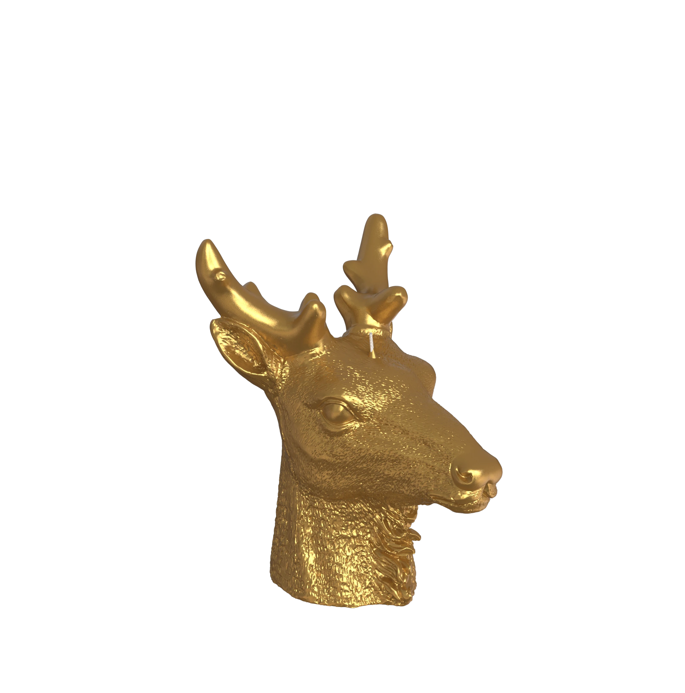ENGELS KERZEN Objektkerze Hirsch metallic-gold