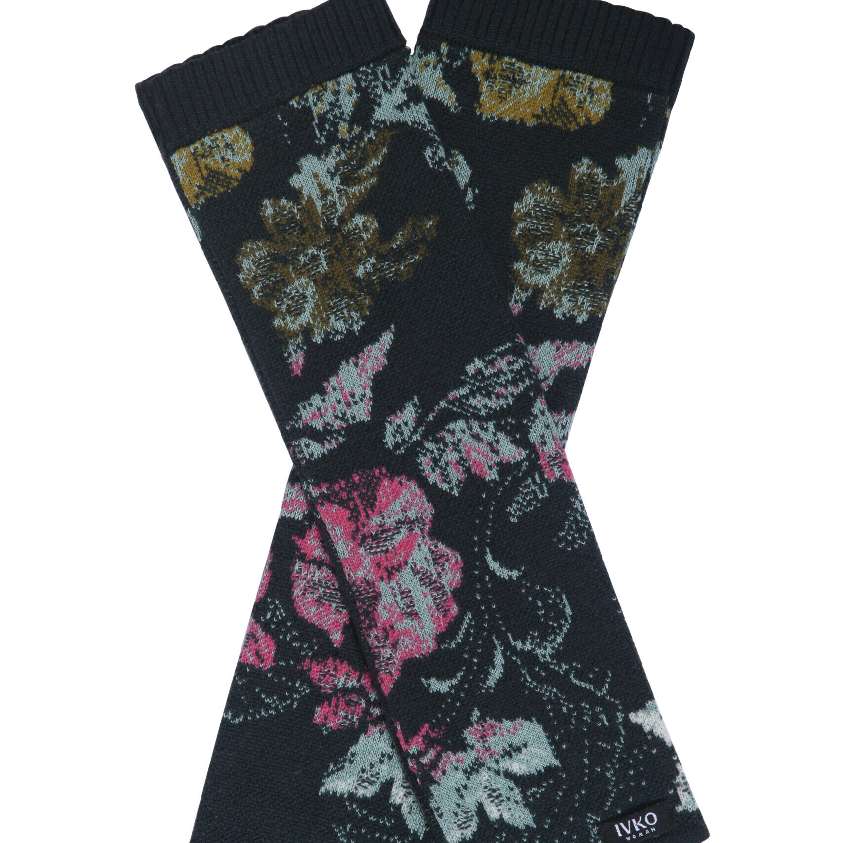 Ivko Women Pulswärmer Floral forest