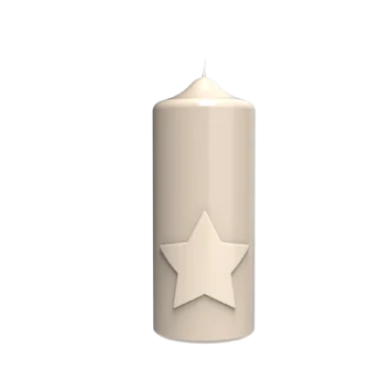ENGELS KERZEN Stern kiesel Höhe20