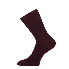 MARCMARCS Cashmere Socks aubergine