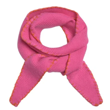 CUTE STUFF CASHMERE SCHAL ELLA-CS mit Stichingkante in pink