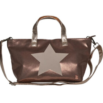 CUTE STUFF S-SHOPPER STAR-CS in metallic-earth
