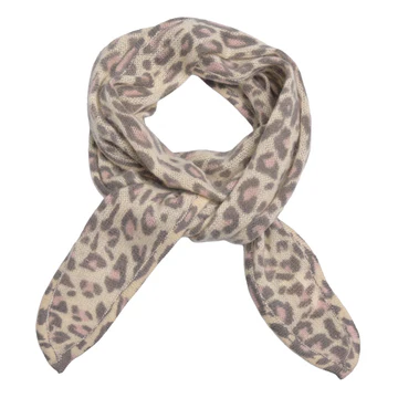 CUTE STUFF CASHMERE SCHAL ELLA-CS in leo-taupe