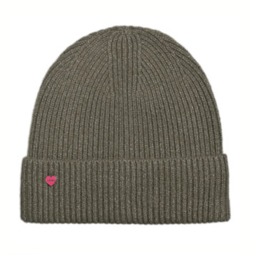 CASHMERE MÜTZE BLAIR-CS mit Lurex in tea-leaf