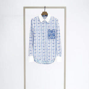 Herzen‘sangelegenheit Bluse azure-superwhite-multi