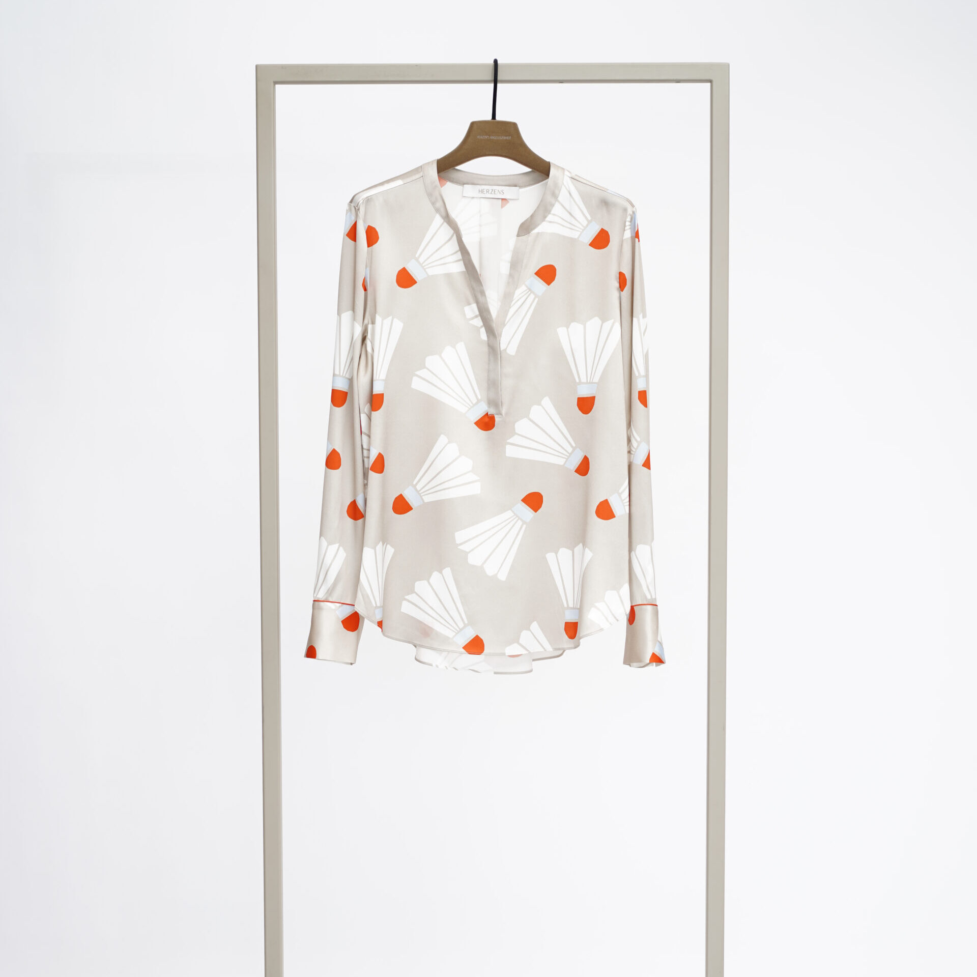 Herzen‘sangelegenheit Bluse pearls kumquats-azurro