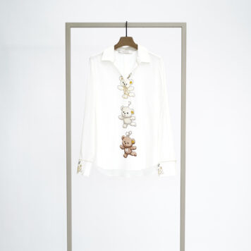 HERZENS Bluse mushroom multi bär