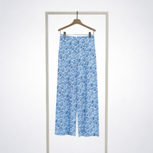 HERZENS Hose azure superwhite multi