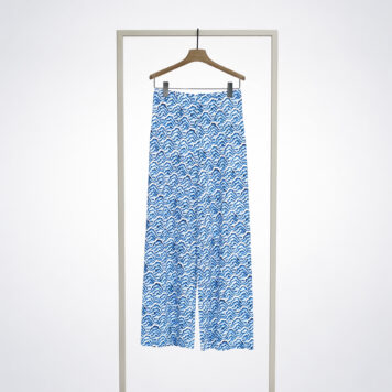 HERZENS Hose azure superwhite multi