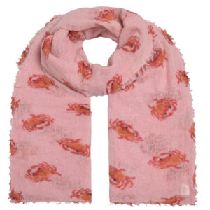 CUTE STUFF Cashmereschal Feli big crab kiss me