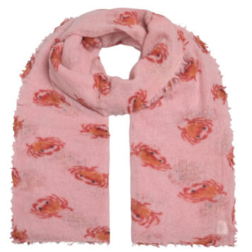 CUTE STUFF Cashmereschal Feli big crab kiss me