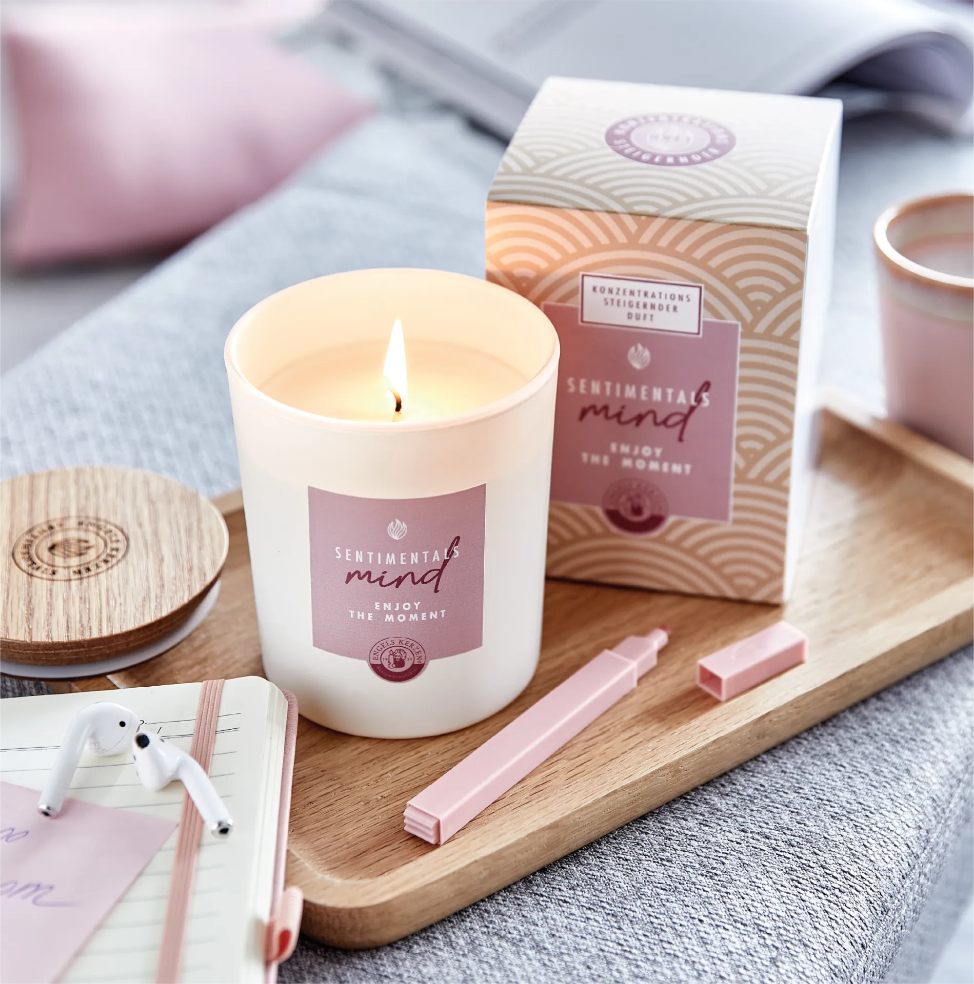 ENGELS KERZEN Sentimentals Mind Enjoy The Moment