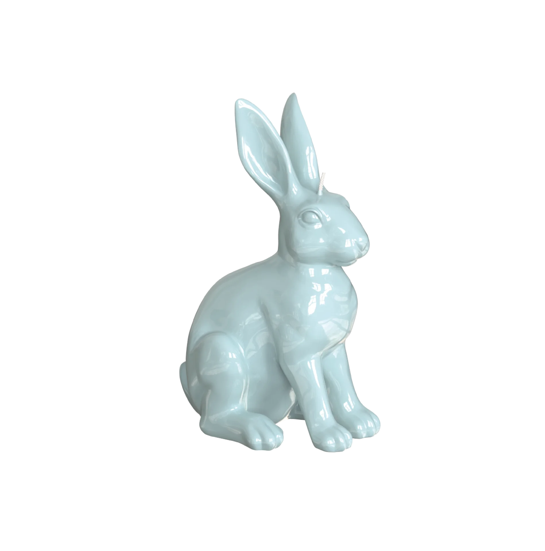 ENGELS KERZEN Objektkerze Hase glanzlack-kristall