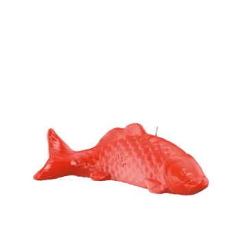 ENGELS KERZEN Objektkerze Fisch gelackt Grapefruit