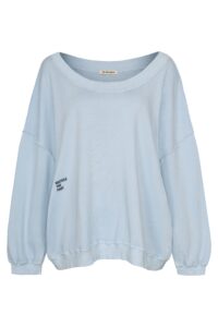 liv bergen sky organic light blue sweater